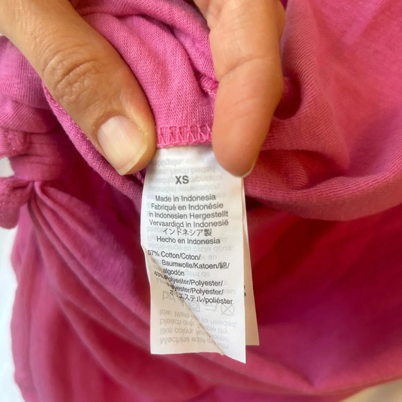 J Crew Tie Back Tank top pink size XS - Picture 6 of 8